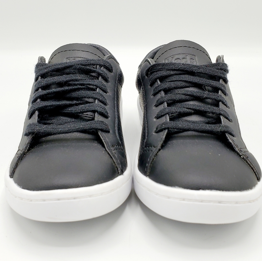 Keds Ace Black Leather Lace Up Sneakers for Girls or Boys! - Picture 3 of 6